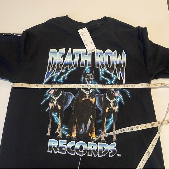 Death Row Records Tee Long Sleeve Shirt Doberman Medium NWT Official Merchandise - Picture 11 of 17